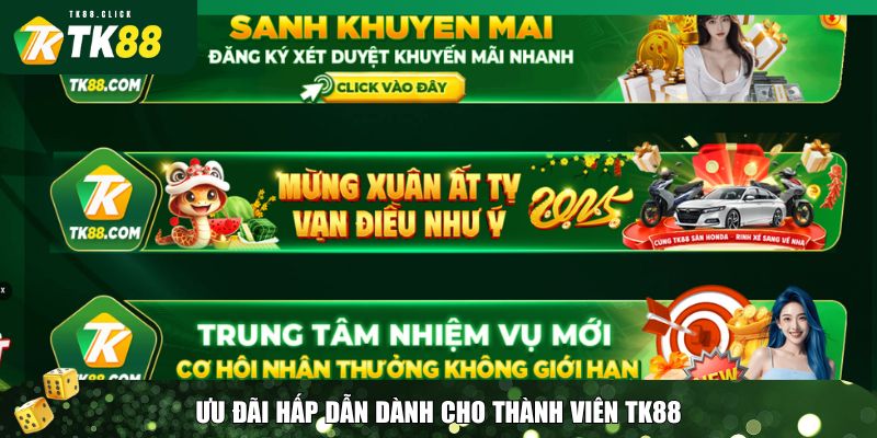 Trang chủ 29 TK88 luôn chú trọng mang đến những chương trình khuyến mãi hấp dẫn